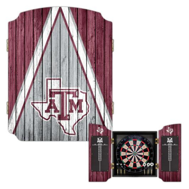 Texas A&M University Dartboard Cabinet