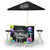 Happy Birthday to You with Balloons Portable Tailgate Bar