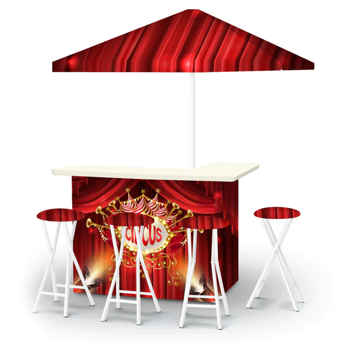 Circus Circus Portable Tailgate Bar