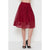 Sassy Silhouette Red Skirt