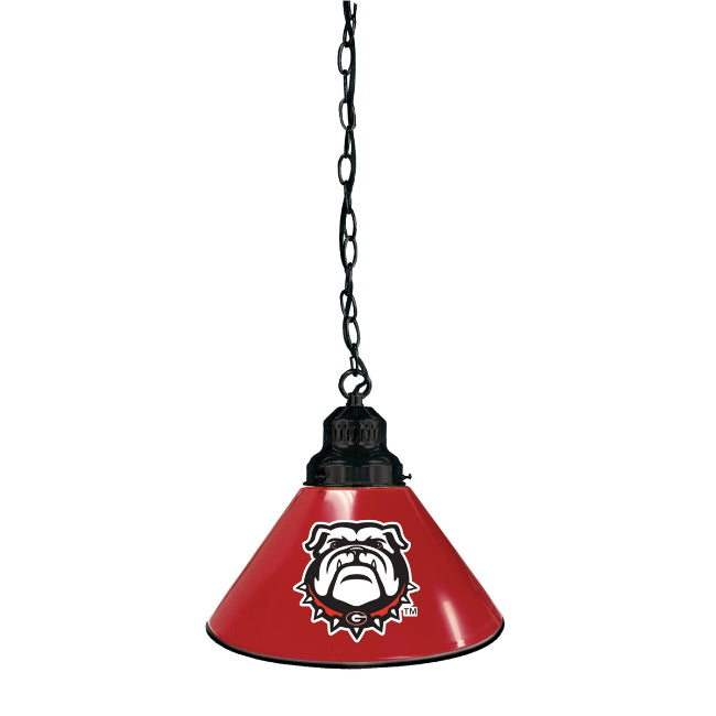 University of Georgia Bulldog Pendant Light - Black