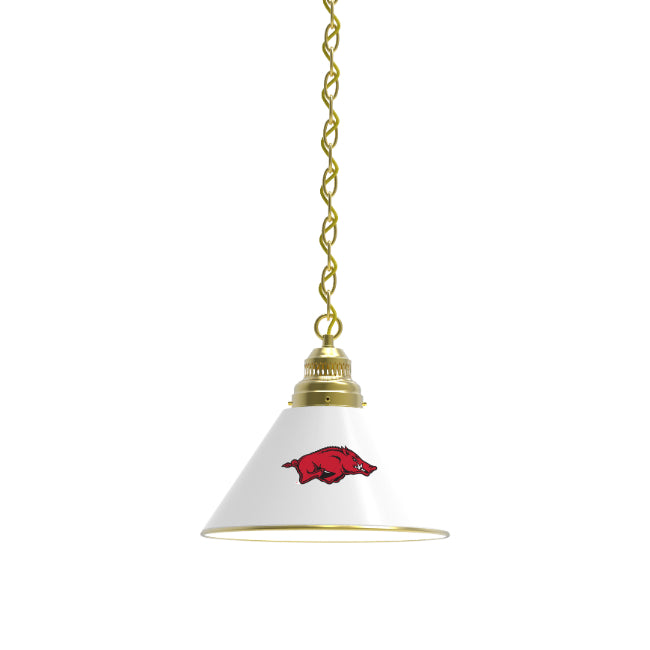 University of Arkansas Pendant Light - Brass