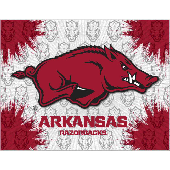 University of Arkansas Logo Spirit Canvas