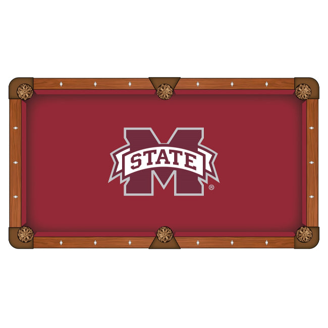 Mississippi State University Pool Table Cloth - 9 Feet