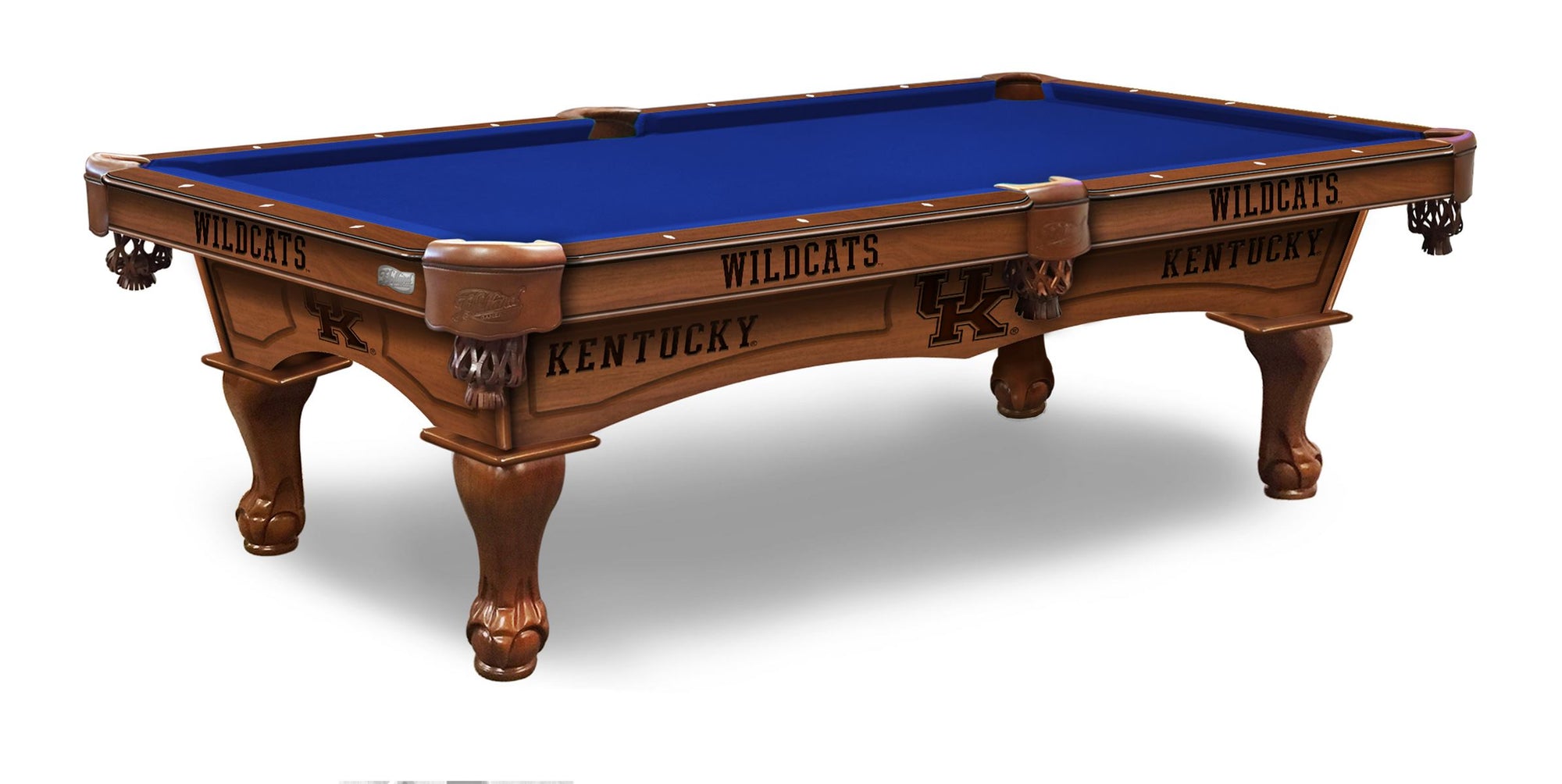 University of Kentucky Pool Table with Plain Cloth