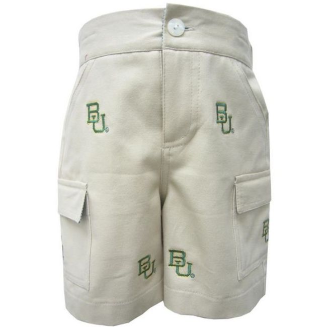 Baylor Vive La Fete Collegiate Hand Embroidered Cargo Shorts