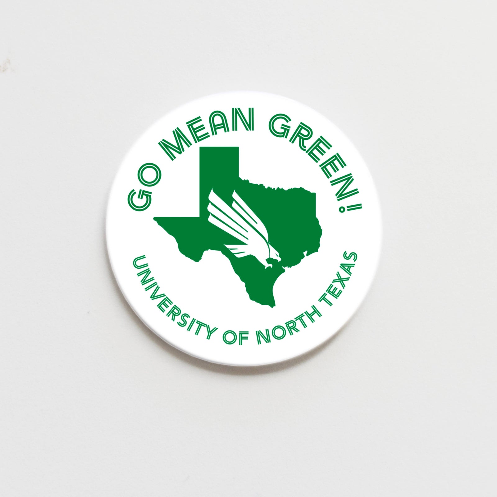 University of North Texas Button - State Mascot