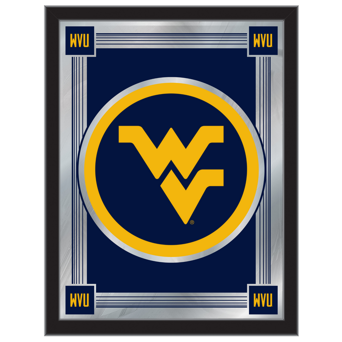 West Virginia University Logo Mirror