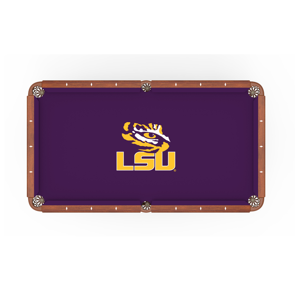 LSU Pool Table Cloth - 9 Feet