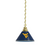 West Virginia University Pendant Light - Brass