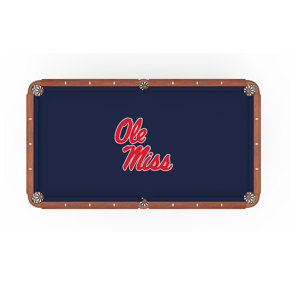 Ole Miss Pool Table Cloth - 7 Feet
