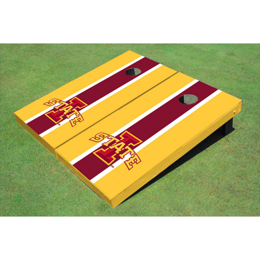 Iowa State University Matching Stripe Cornhole (Gold)