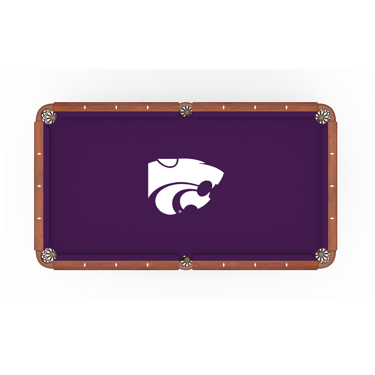 Kansas State University Pool Table Cloth - 9 Feet