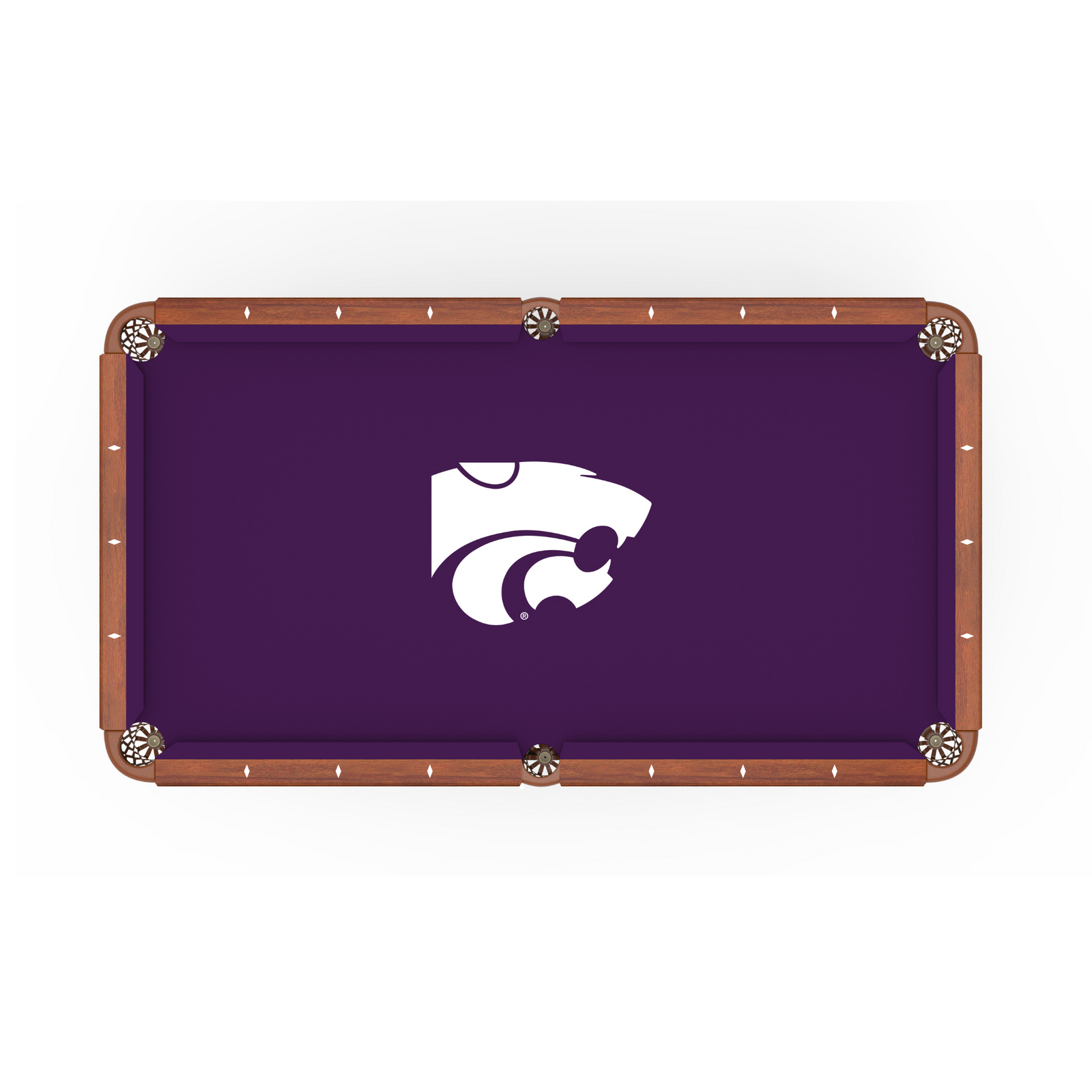Kansas State University Pool Table Cloth - 7 Feet