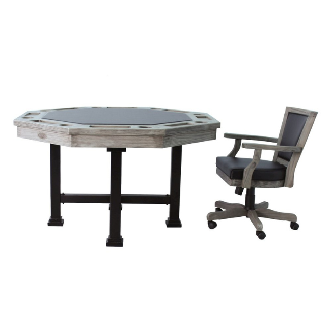 Octagonal Pool Table Urban Bumper Pool Table - Octagon (Silver Mist) - Passionately Rivalicious