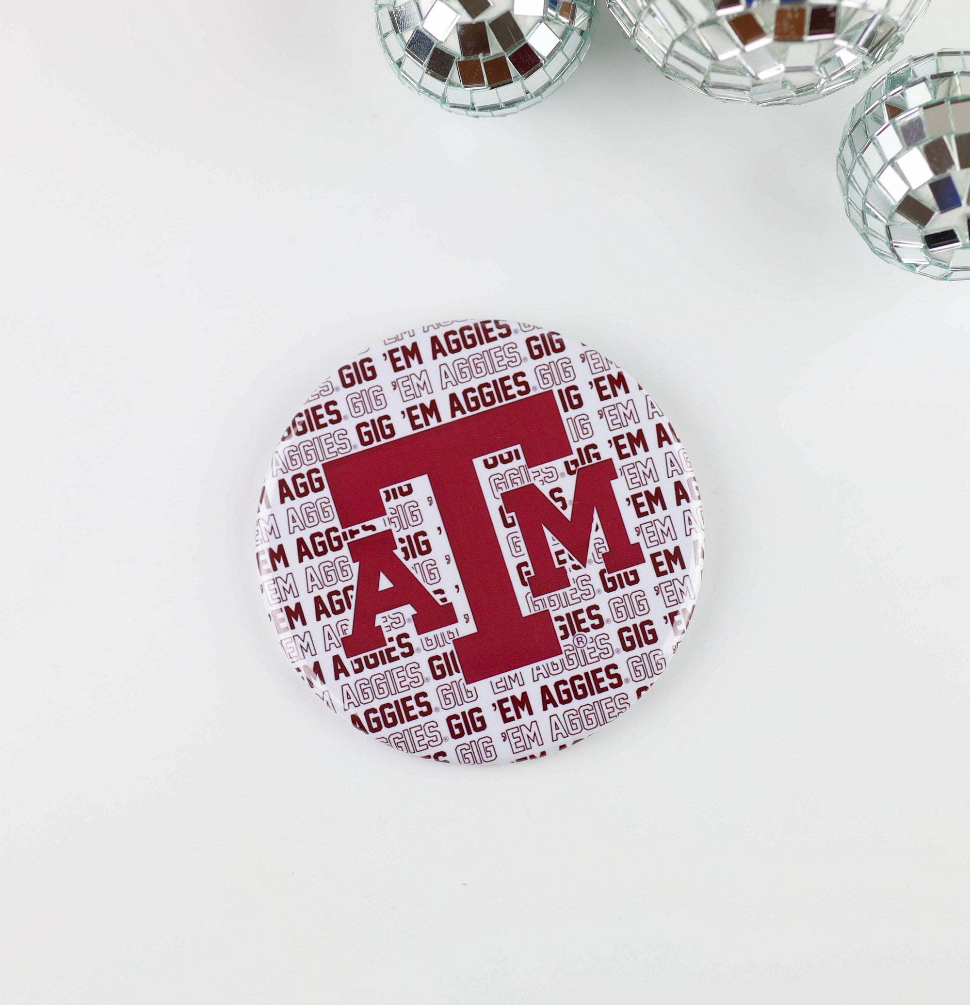 Texas A&M University Button - Logo