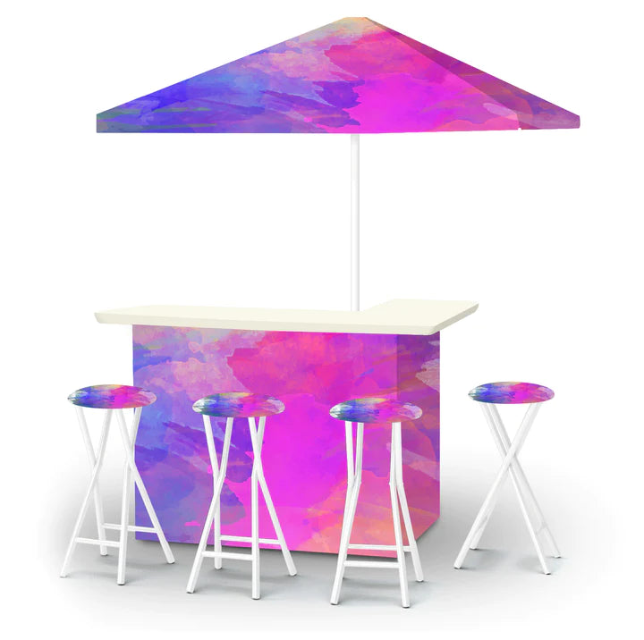 Color Run Portable Tailgate Bar