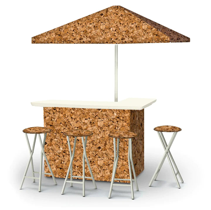 Corkboard Portable Tailgate Bar
