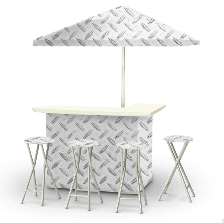 Urban Steel Portable Tailgate Bar