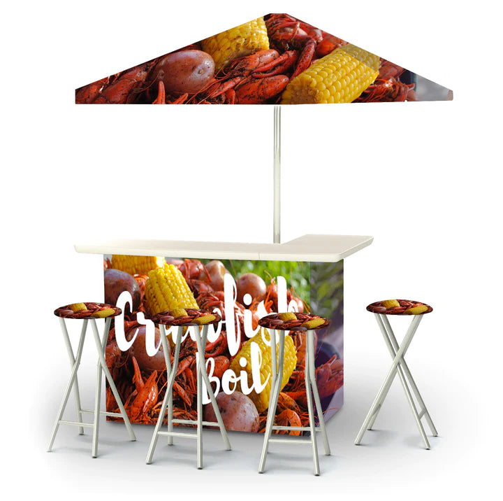Crawfish Boil Portable Tailgate Bar