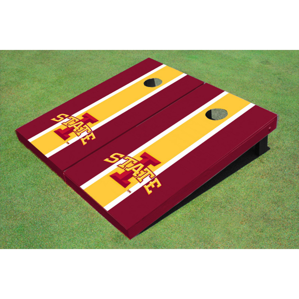 Iowa State University Matching Stripe Cornhole (Red)