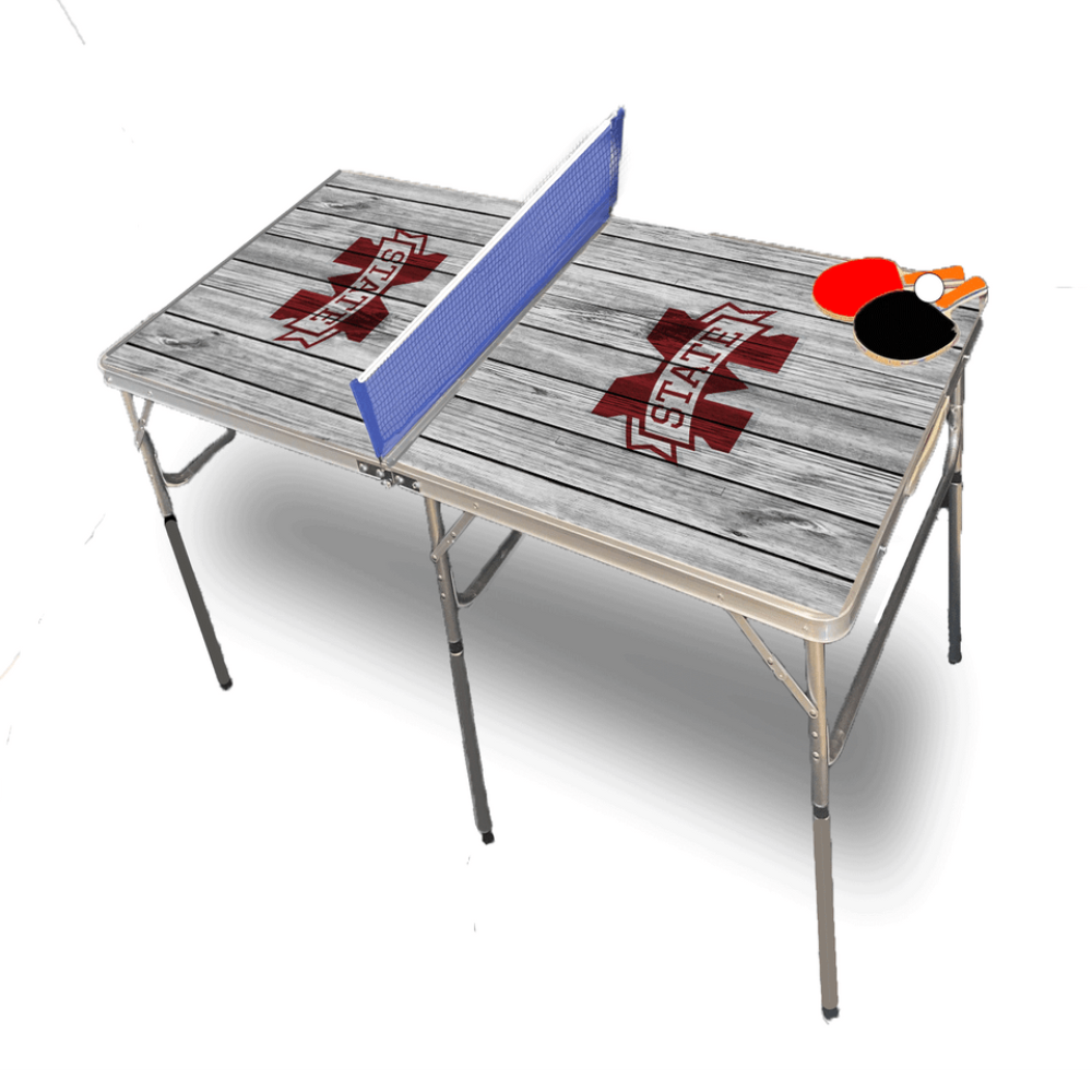Mississippi State University Pop-Up Table Tennis (Gray)