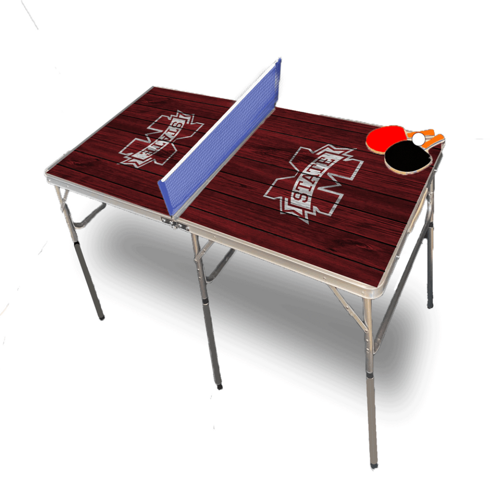 Mississippi State University Pop-Up Table Tennis (Maroon)