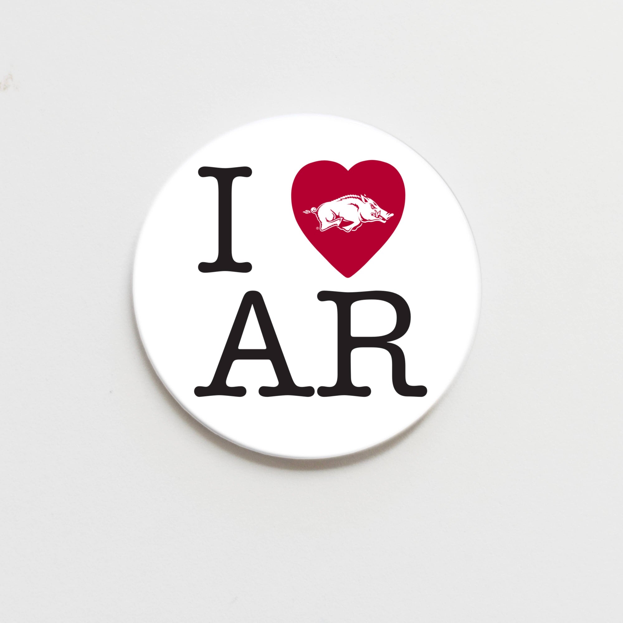 University of Arkansas I Heart AR  Button
