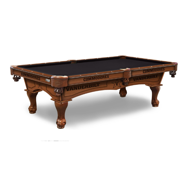 Vanderbilt University Pool Table with Plain Cloth