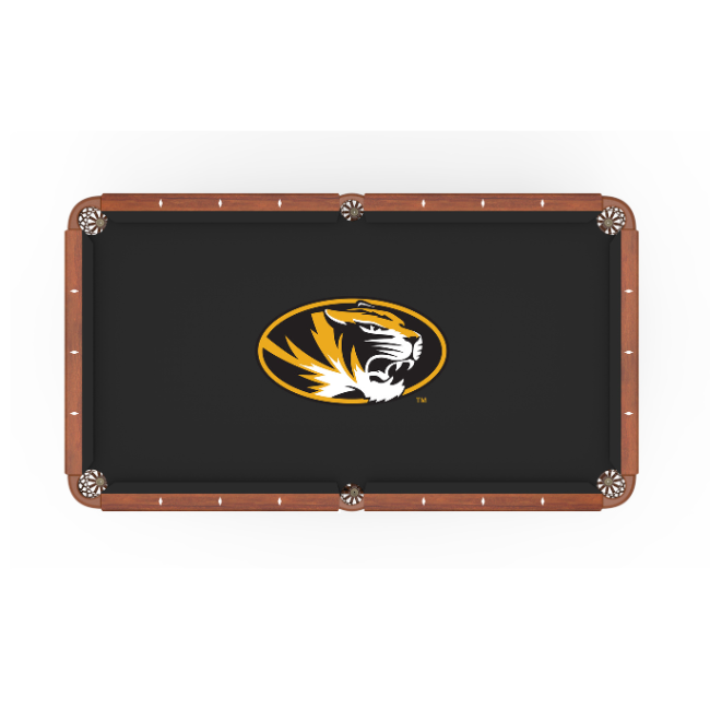 University of Missouri Pool Table Cloth - 9 Feet