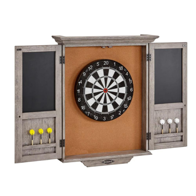 Dartboard Cabinet - Rustic Grey