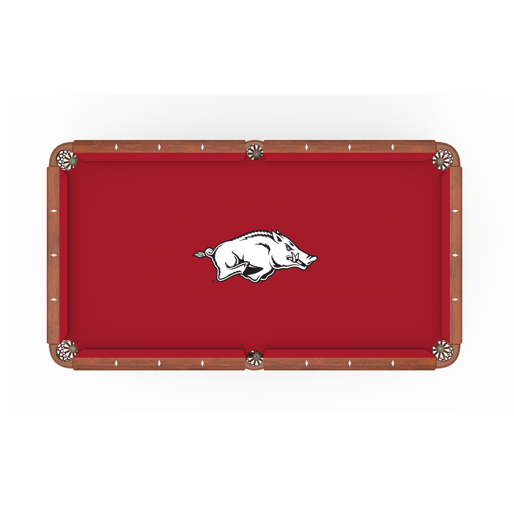 University of Arkansas Pool Table Cloth - 7 Feet