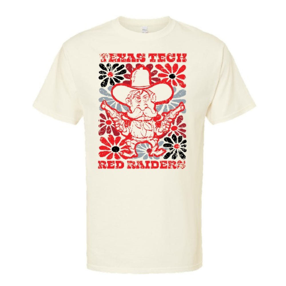 Texas Tech University Groovy Floral