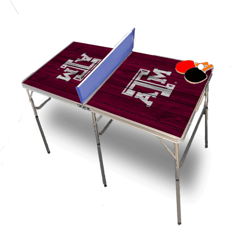 Texas A&M University Pop-Up Table Tennis (Marroon)