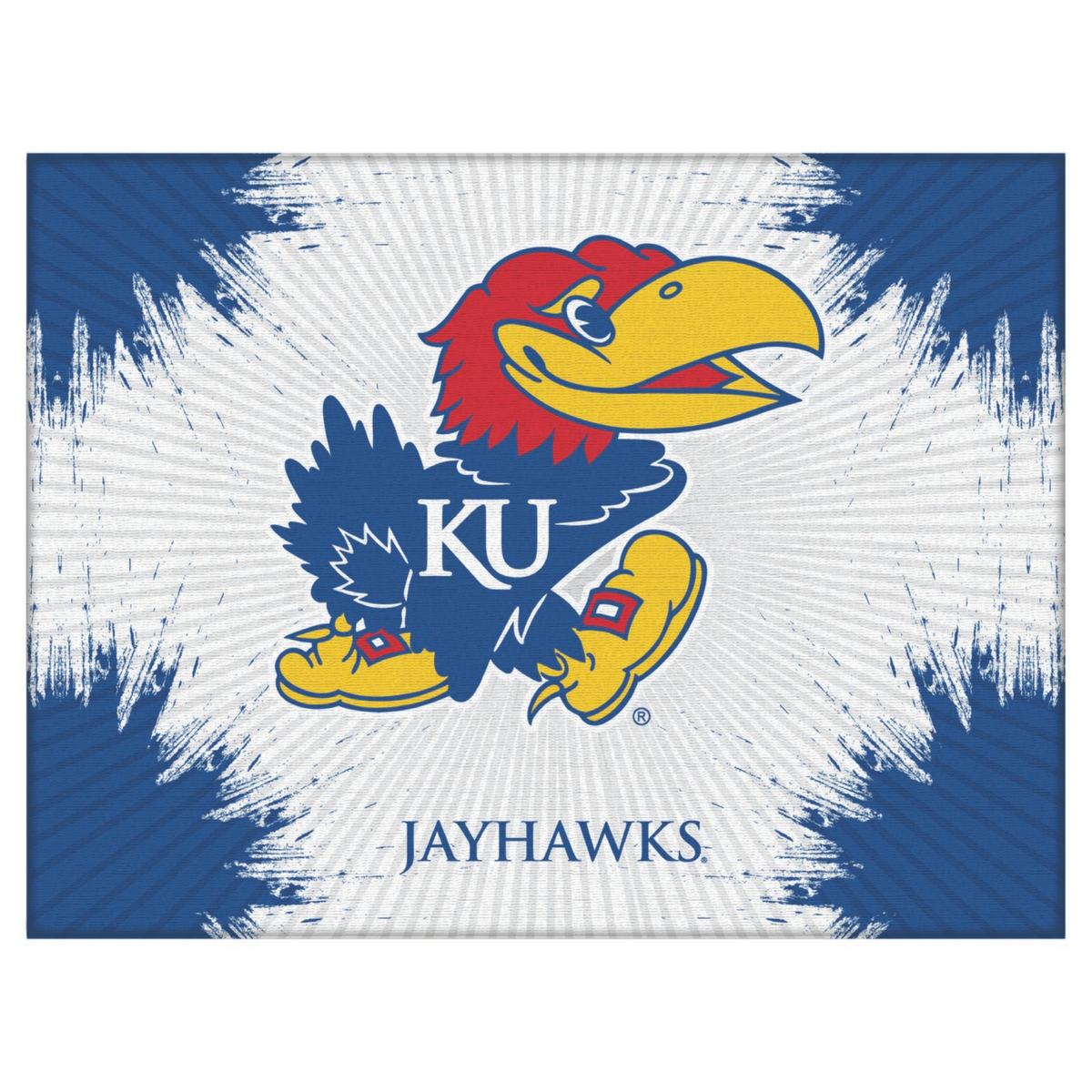 University of Kansas Logo Spirit Canvas (15” x 20”)