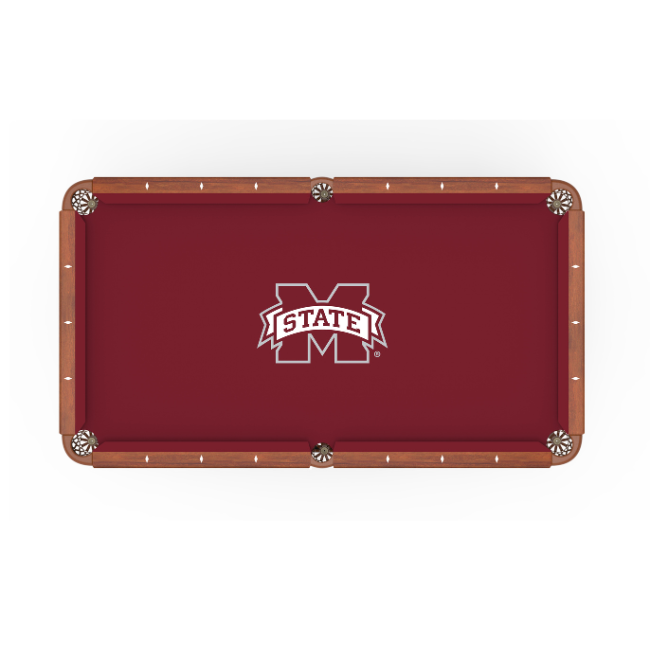 Mississippi State University Pool Table Cloth - 8 Feet