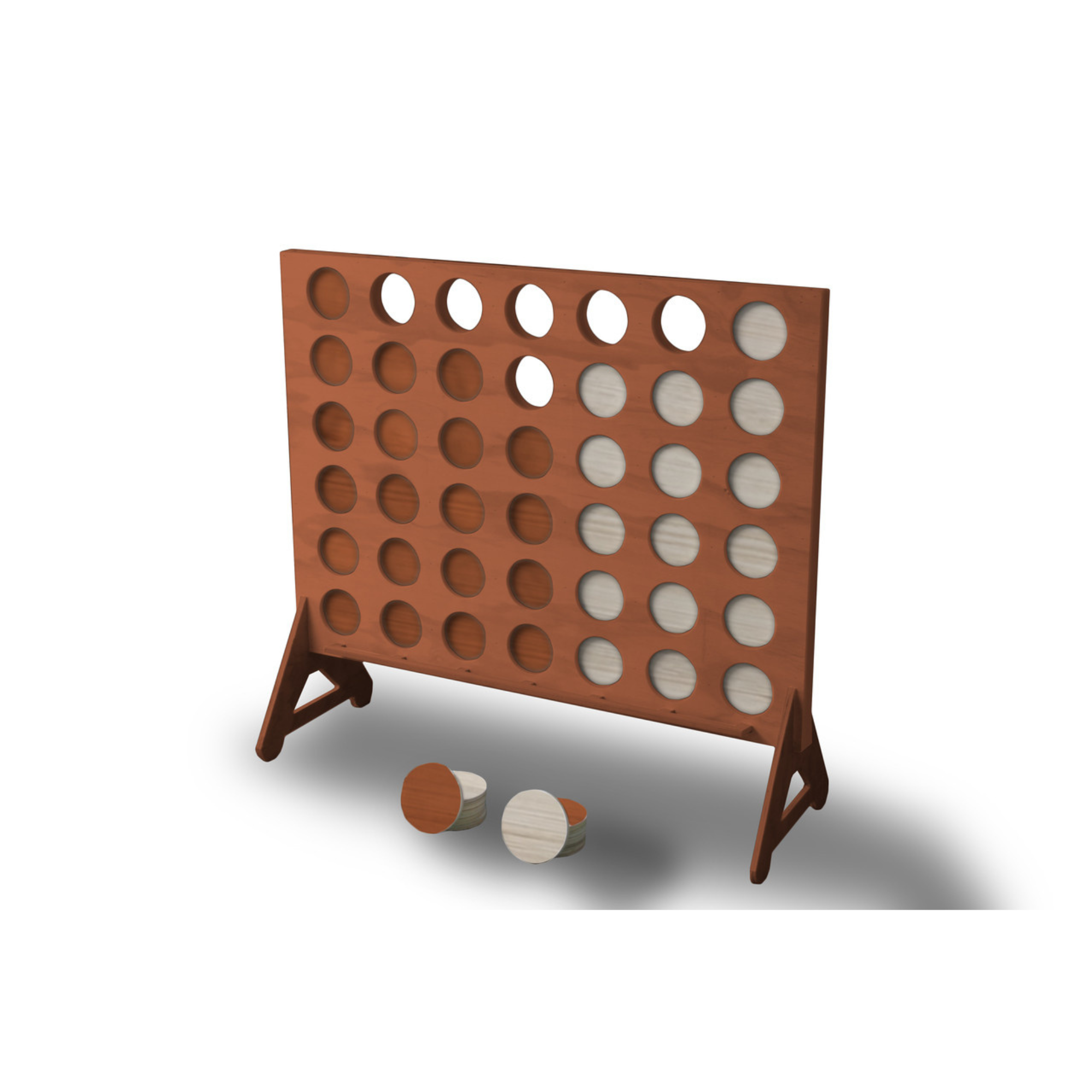 Giant Connect 4 - Rosewood Stain