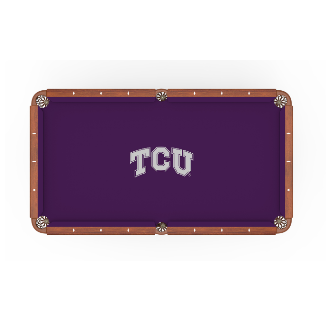 TCU Pool Table Cloth - 9 Feet