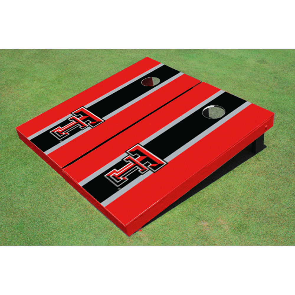 Texas Tech University Matching Stripe Cornhole (Red)