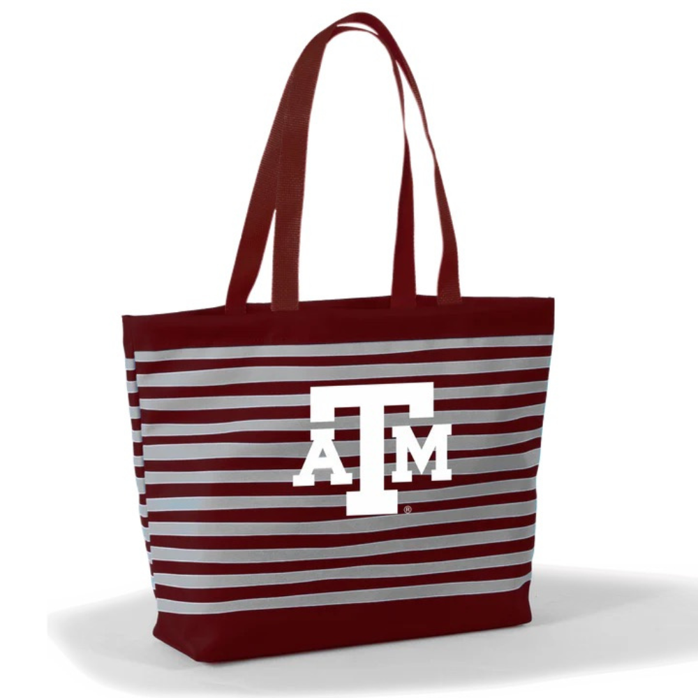 Texas A&M University Wavy Striped Tote
