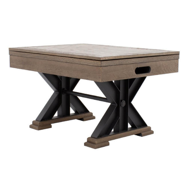 Weathered Bumper Pool Table - Rectangle (Desert Sand)