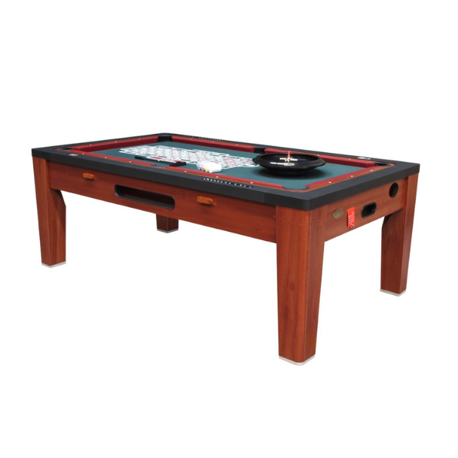 6-in-1 Multi-Game Table (Cherry)
