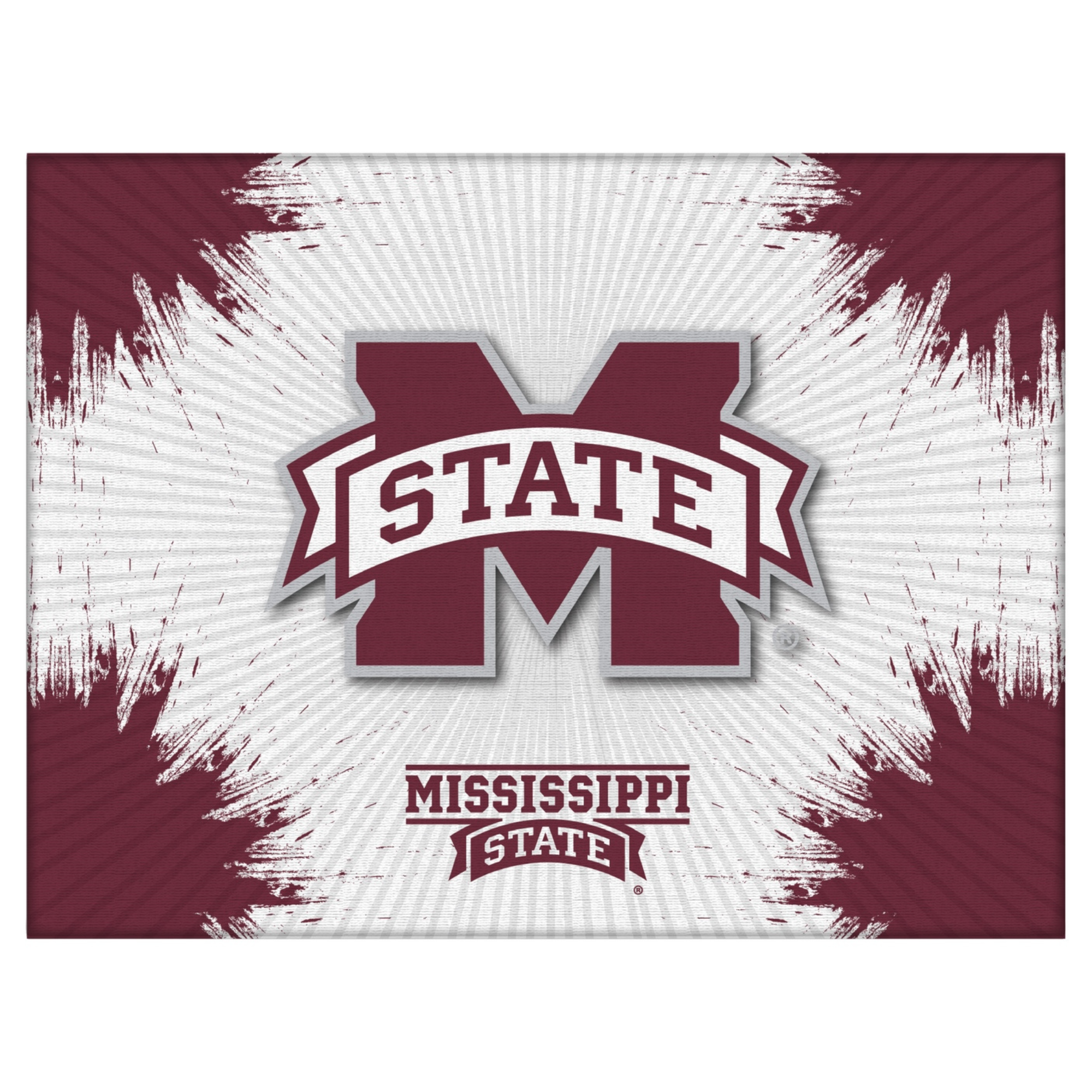 Mississippi State University Logo Spirit Canvas (24” x 32”)
