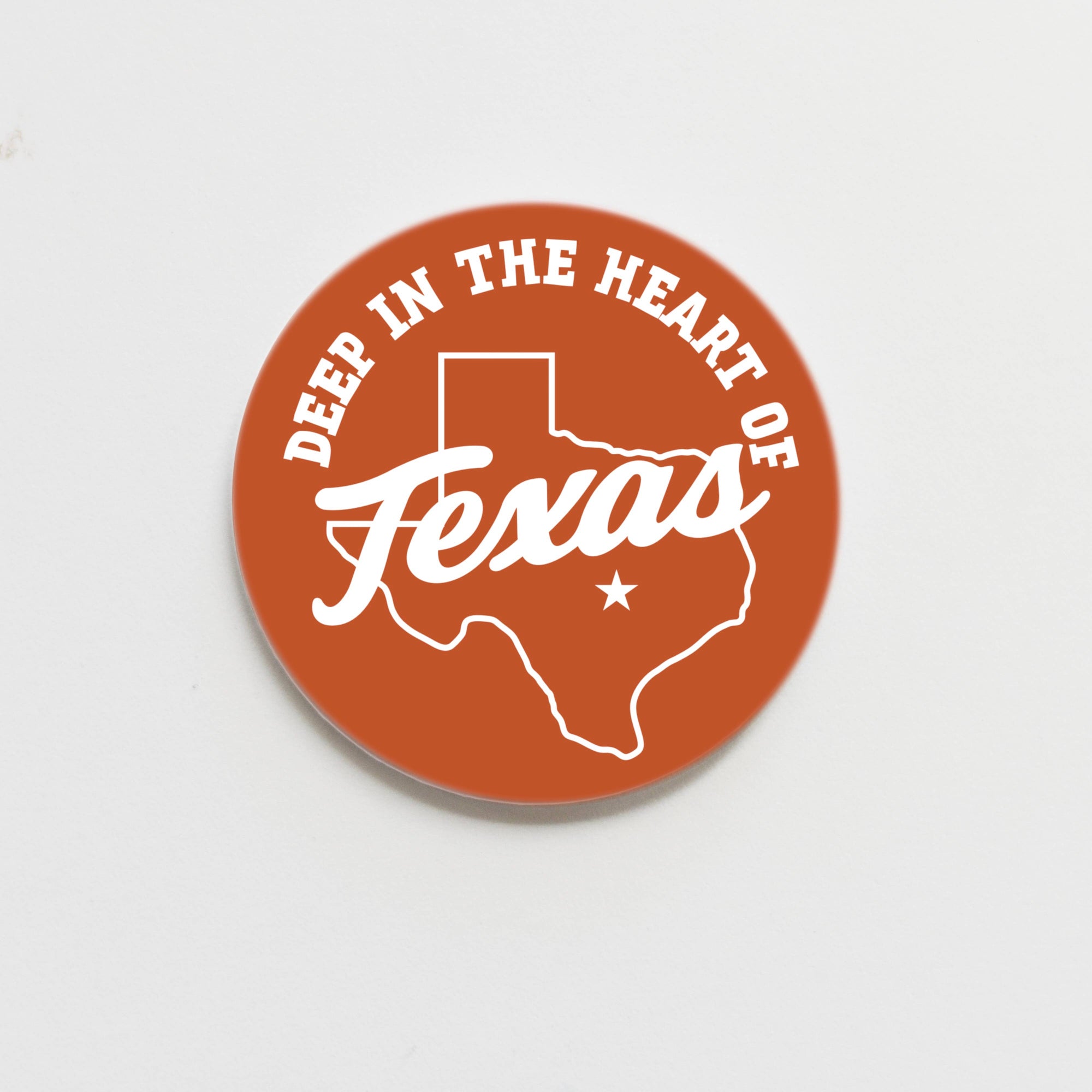 University of Texas Deep in the Heart Button
