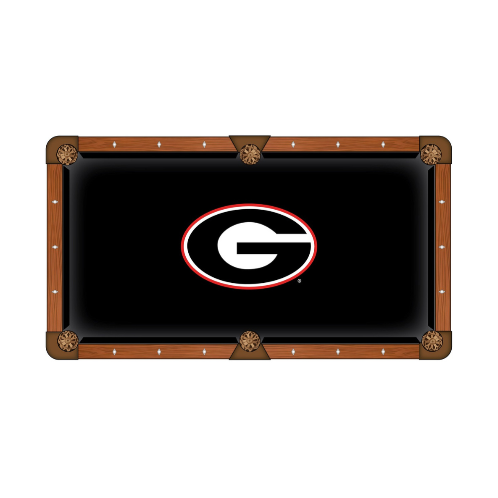 University of Georgia Pool Table Cloth - 9 Feet