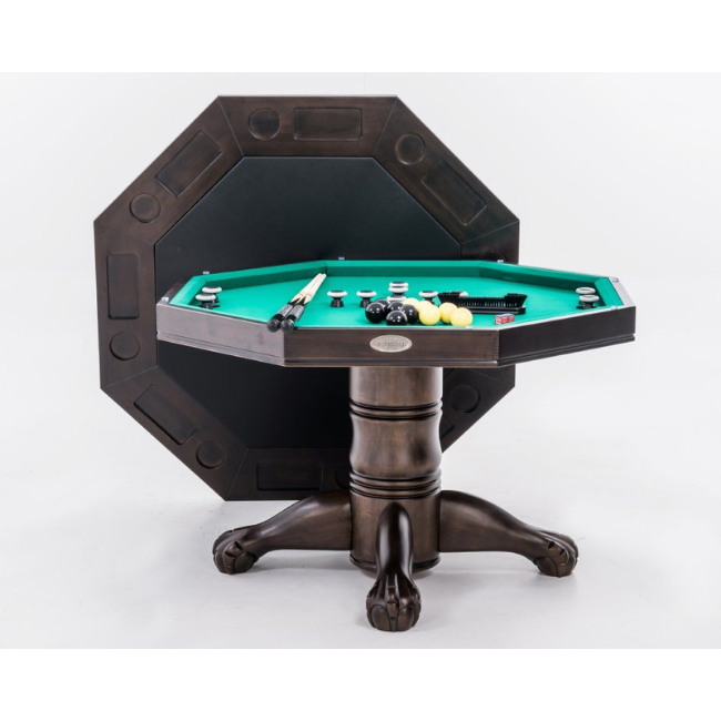 Boca Bumper Pool Table - Octagon (Espresso)