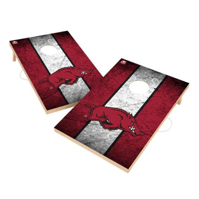 University of Arkansas Solid Wood 2&#39;x3&#39; Cornhole