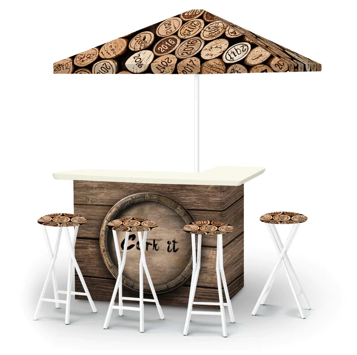 Cork It Portable Tailgate Bar