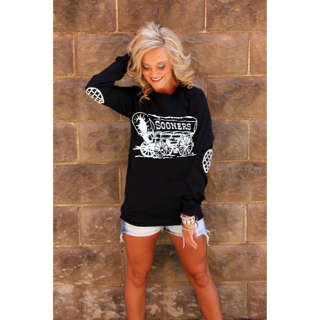 University of Oklahoma Black Elbow Patch