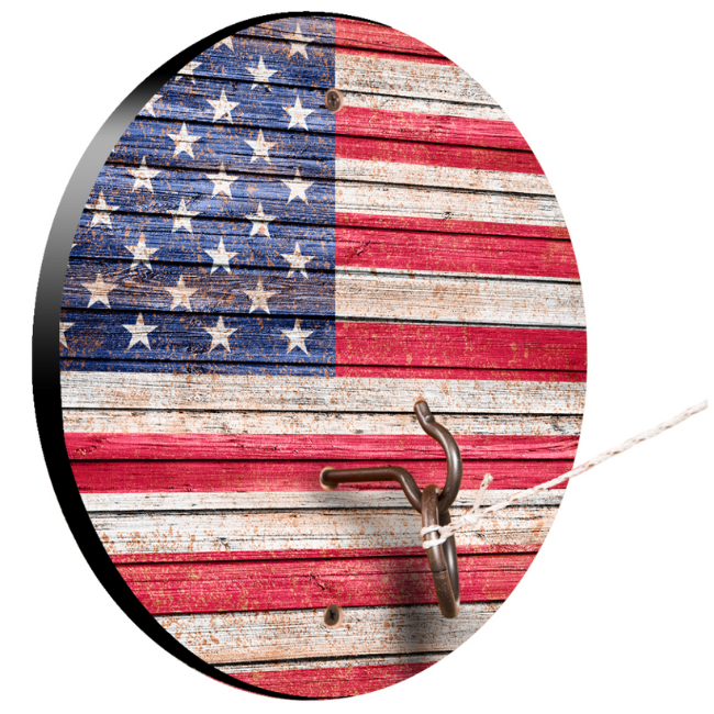 American Flag Hook & Ring Game